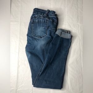 Wax skinny jeans. Women’s size 5, dark blue.